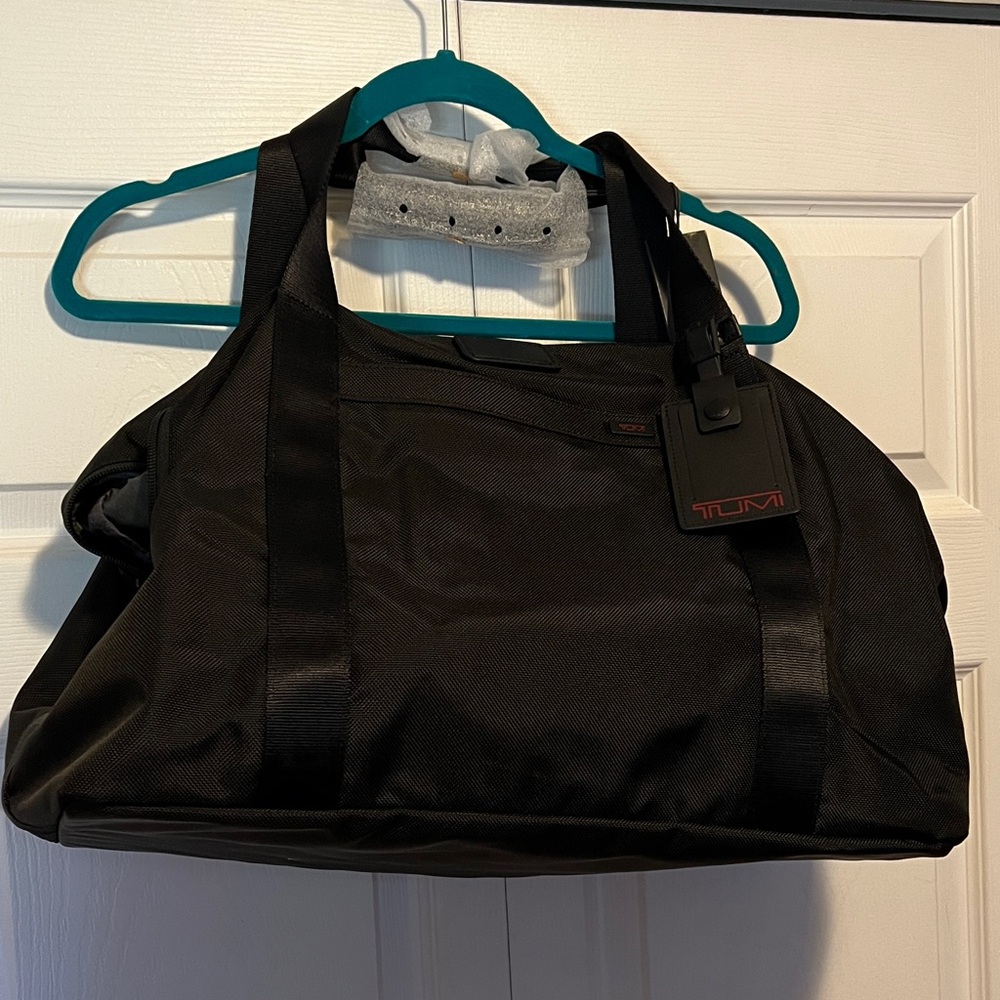 TUMI Black Duffel Bag for Men